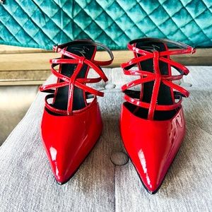 Giuseppe Zanotti Red Patent Leather Pumps